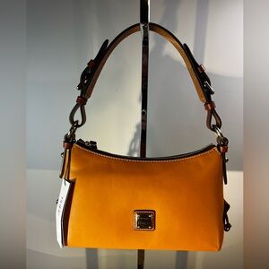 Dooney & Bourke Penrose Cognac Hobo 25 Shoulder Bag